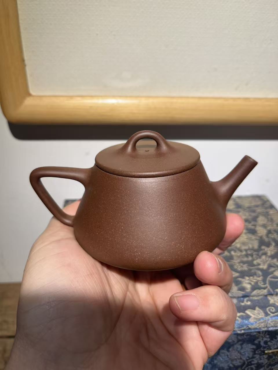 孤品原礦底槽清寬口子冶石瓢紫砂壺「高工」