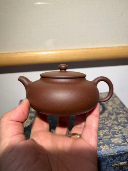 孤品原礦底槽清含香紫砂壺「高工」