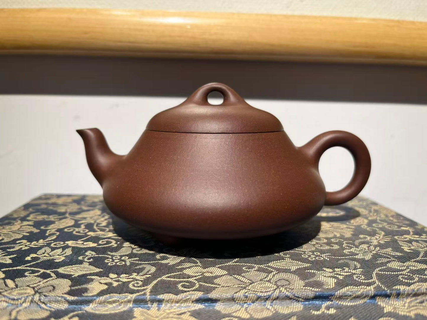 孤品全手工原礦底槽清漢棠紫砂壺「高工」