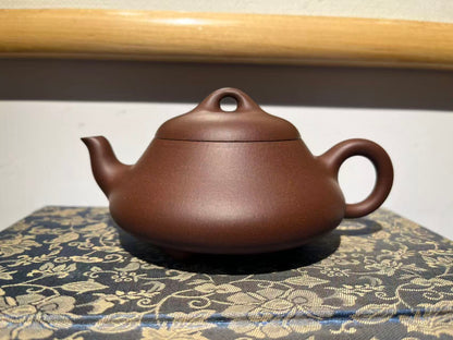 孤品全手工原礦底槽清漢棠紫砂壺「高工」