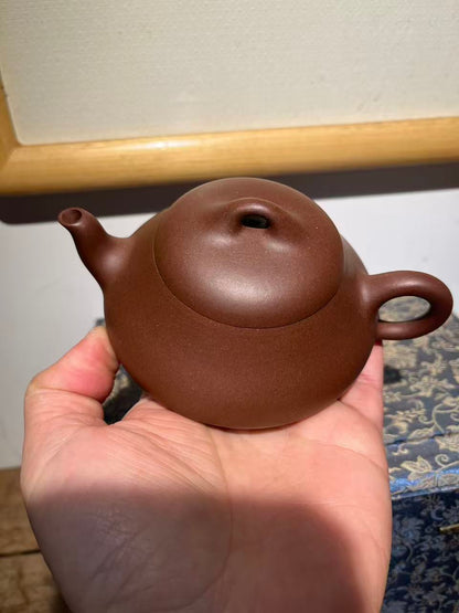 孤品全手工原礦底槽清漢棠紫砂壺「高工」