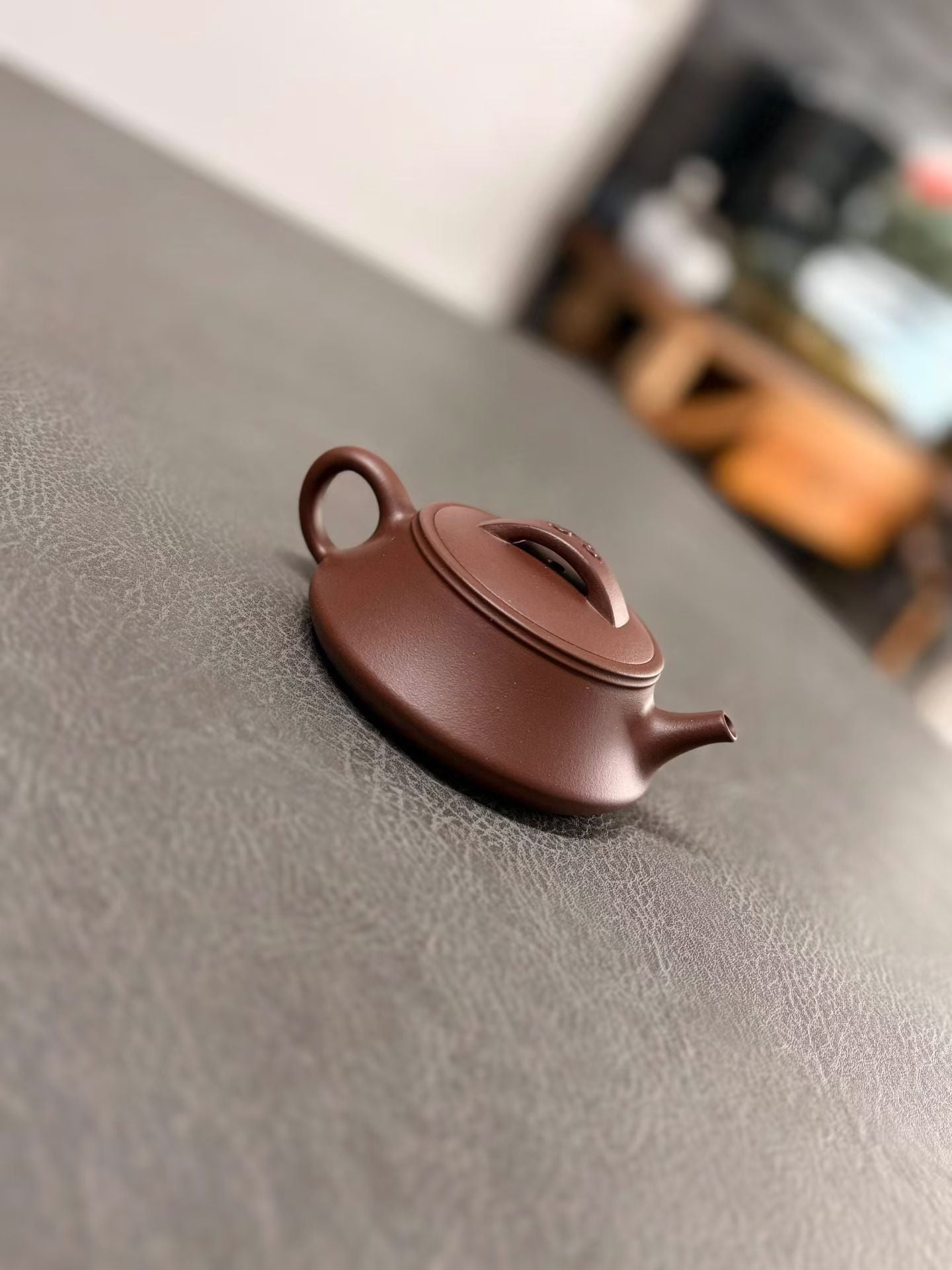 「典藏泥料」全手工礦標級黃龍山底槽清水雲間紫砂壺