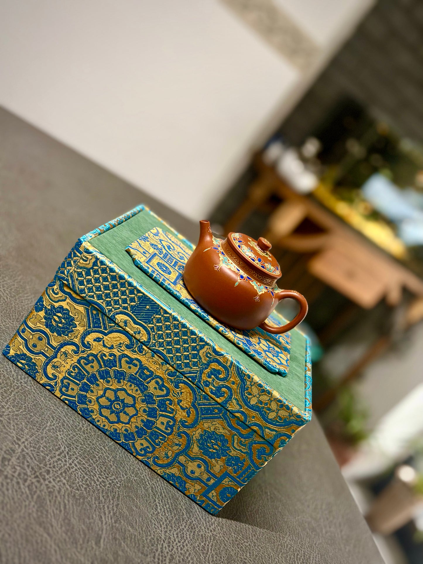 「典藏泥料」全手工黃龍山小紅泥唐門德鐘言心紫砂壺