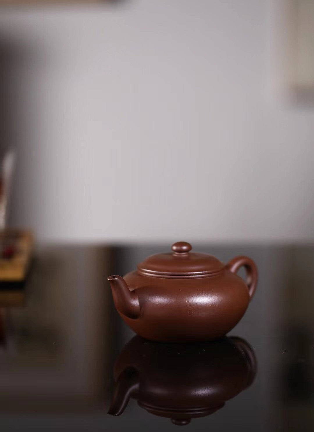 「典藏泥料」全手工紫砂一廠七十年代老紫泥雲逸紫砂壺