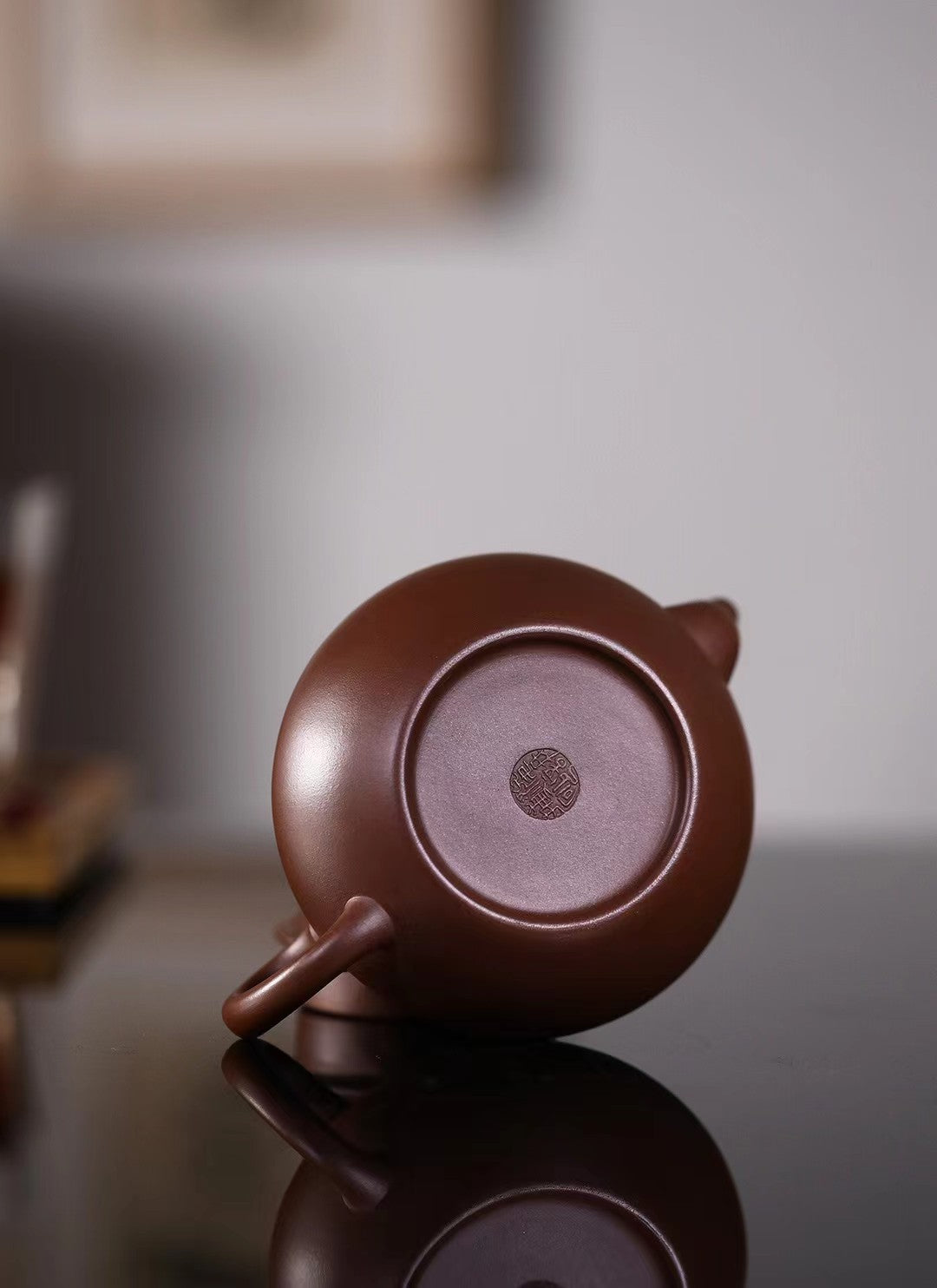 「典藏泥料」全手工紫砂一廠七十年代老紫泥雲逸紫砂壺