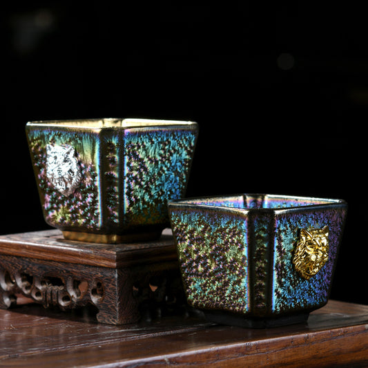 Kiln Transformation Gilt Jianzhan Master Cup