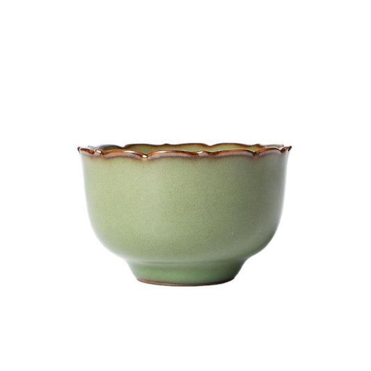 Longquan Celadon Handmade Tea Cup Kung Fu Tea Set Master Cup Tea Bowl