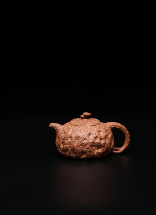 「典藏泥料」全手工黃降坡供春紫砂壺