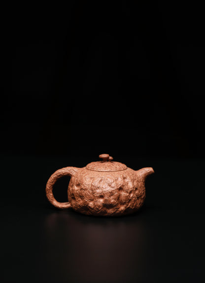 「典藏泥料」全手工黃降坡供春紫砂壺