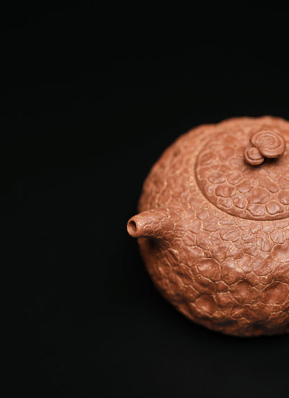 「典藏泥料」全手工黃降坡供春紫砂壺