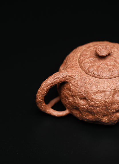 「典藏泥料」全手工黃降坡供春紫砂壺