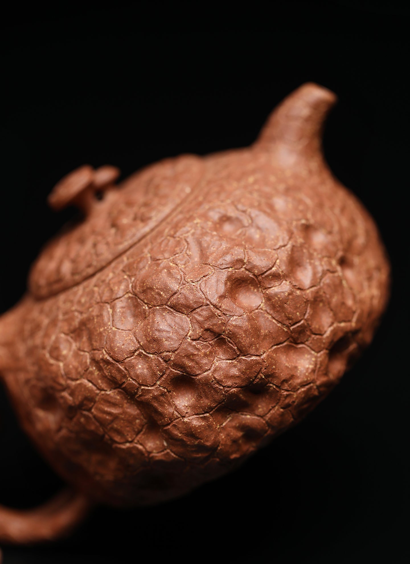 「典藏泥料」全手工黃降坡供春紫砂壺