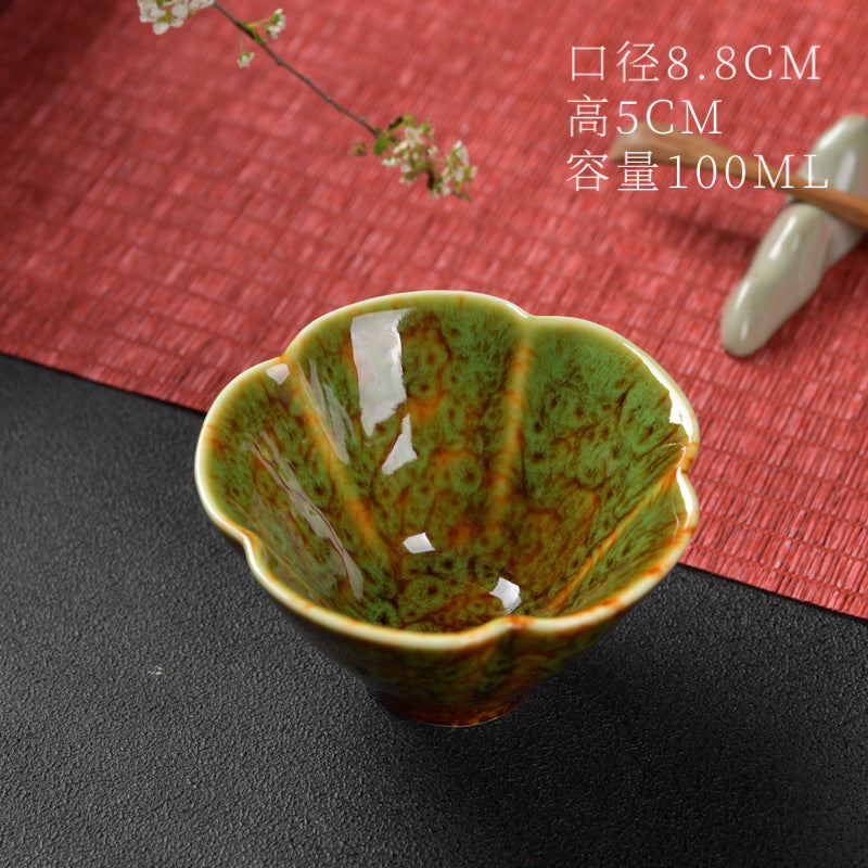 Kiln Transformed Ceramic Kung Fu Tea Cup, Master Cup, Tea Cup, Jianzhan Tea Cup