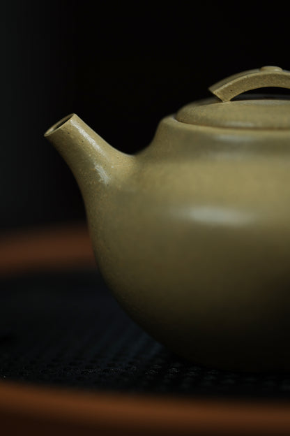 Fully handmade Benshan green clay auspicious jade purple clay teapot