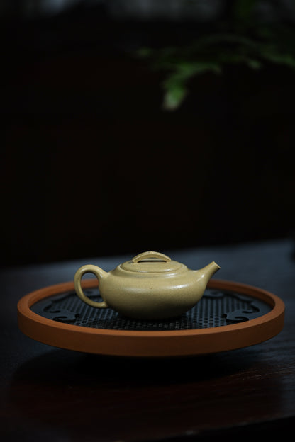 Fully handmade Benshan green clay auspicious jade purple clay teapot