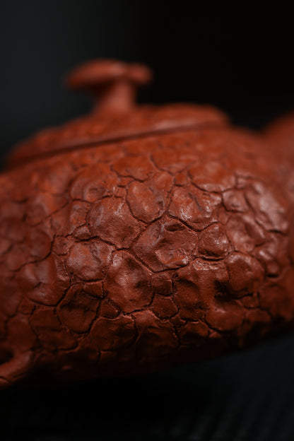 Full handmade red clay for spring purple clay teapot