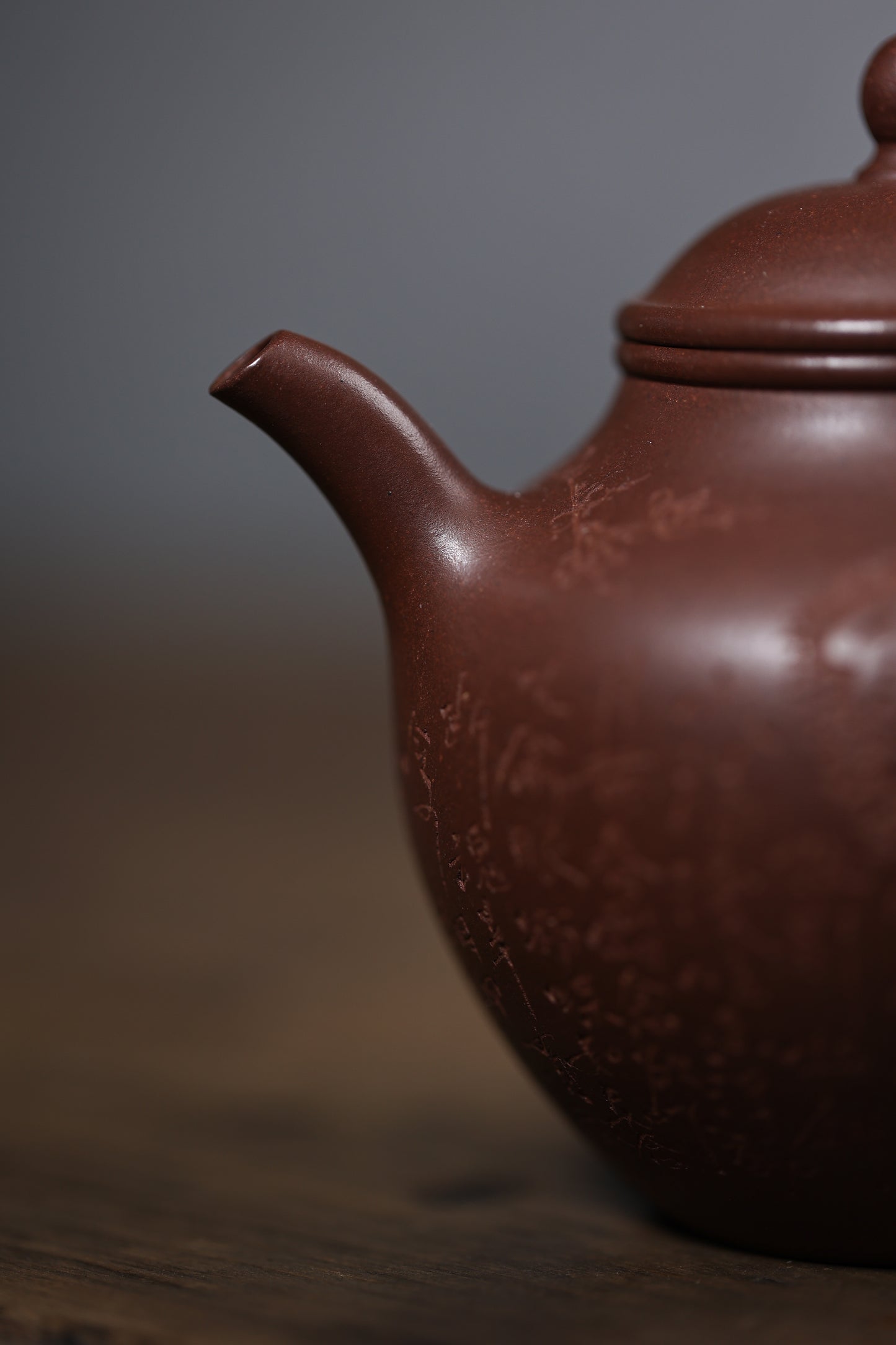 「典藏泥料」全手工中槽清秋水暗香浮動紫砂壺