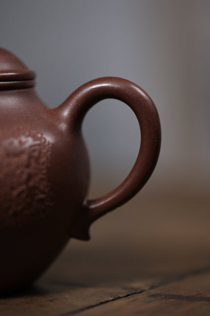 「典藏泥料」全手工中槽清秋水暗香浮動紫砂壺