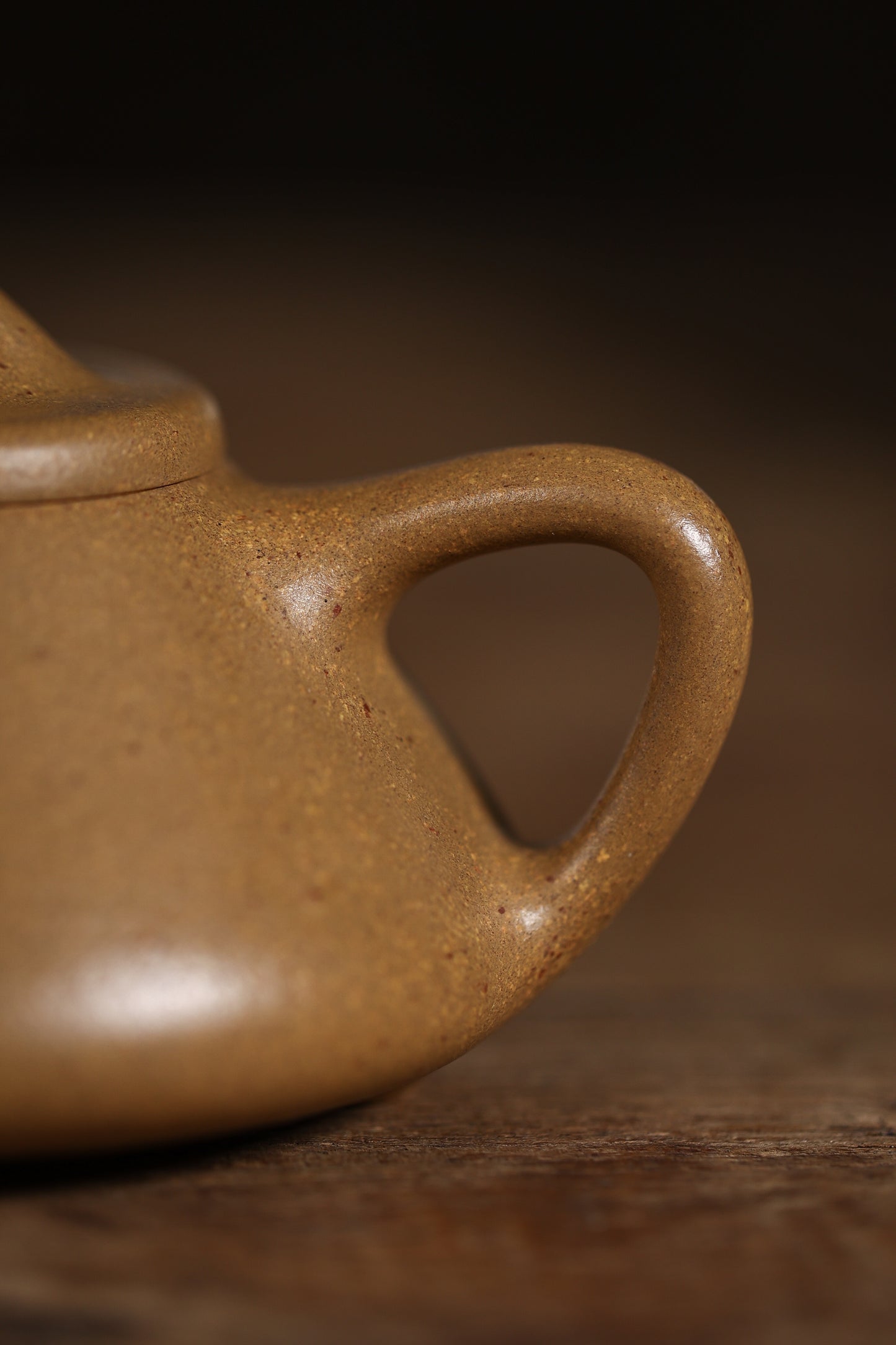 「典藏泥料」全手工段泥子冶石瓢紫砂壺