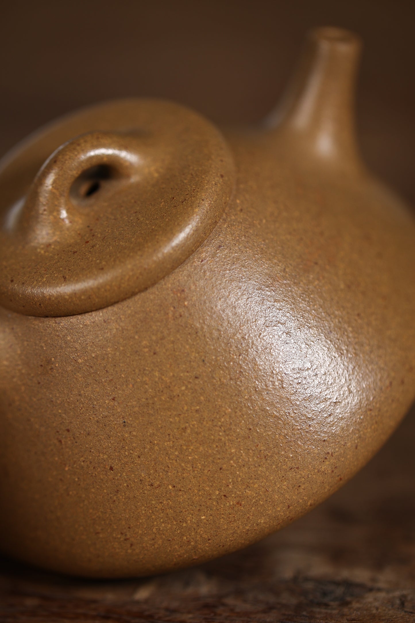 「典藏泥料」全手工段泥子冶石瓢紫砂壺