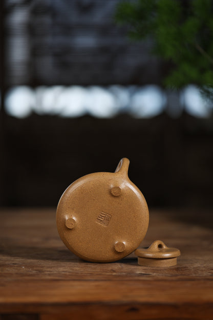 「典藏泥料」全手工段泥子冶石瓢紫砂壺