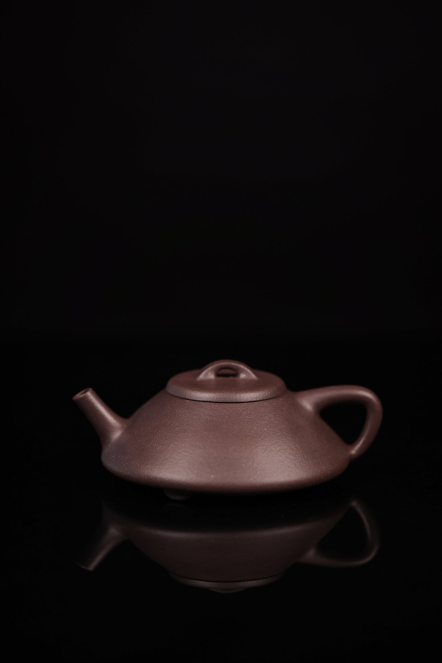 「典藏泥料」全手工大水潭紫泥合瓢紫砂壺