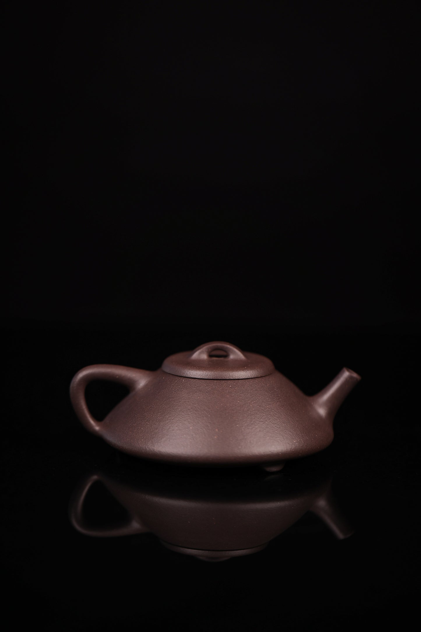 「典藏泥料」全手工大水潭紫泥合瓢紫砂壺