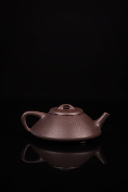 「典藏泥料」全手工大水潭紫泥合瓢紫砂壺