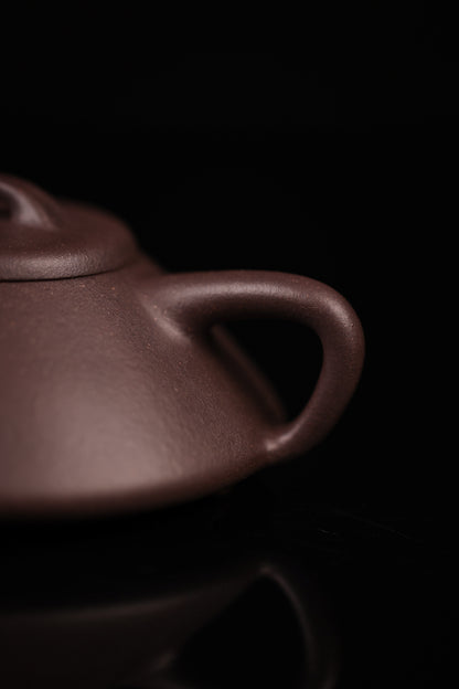 「典藏泥料」全手工大水潭紫泥合瓢紫砂壺