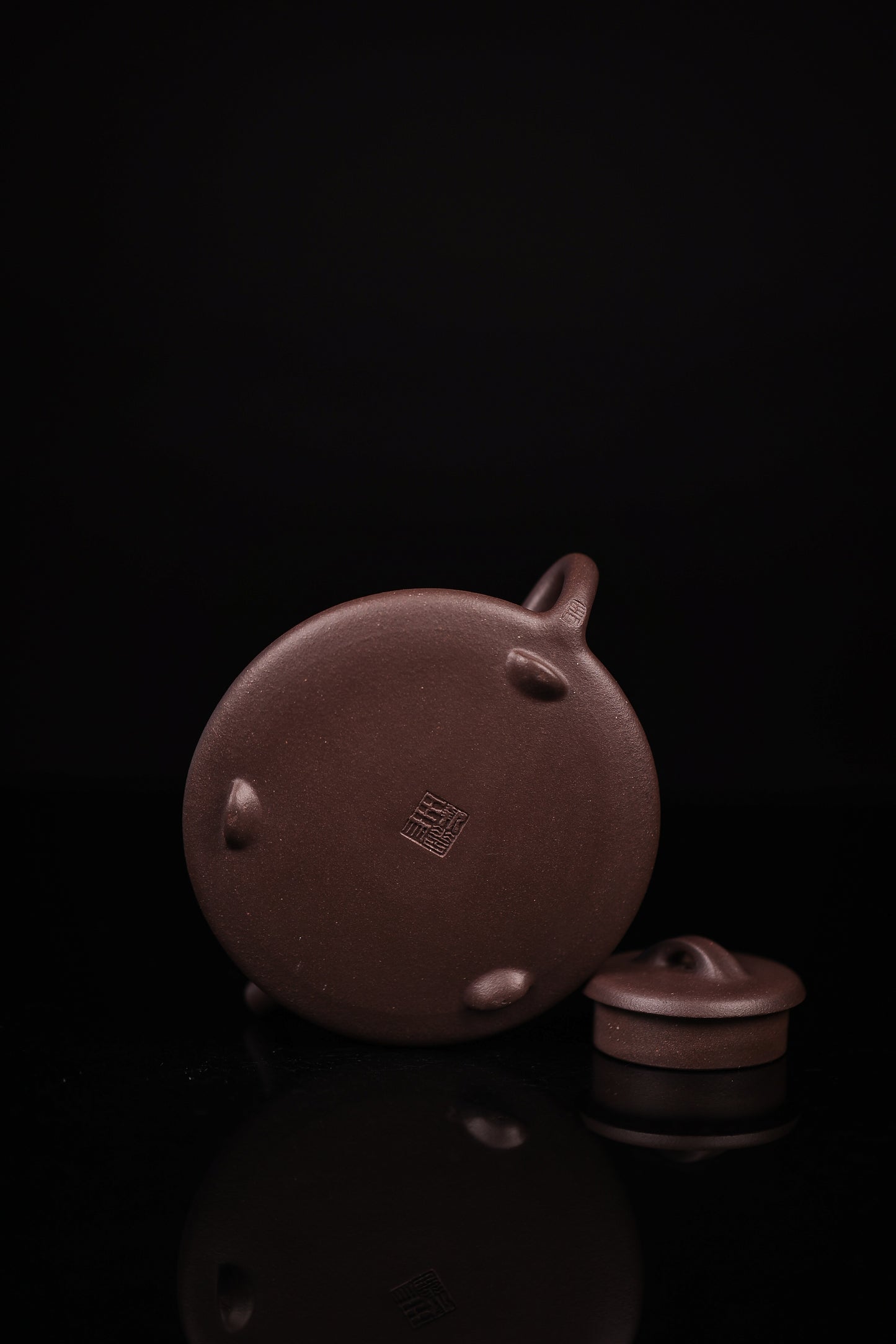 「典藏泥料」全手工大水潭紫泥合瓢紫砂壺