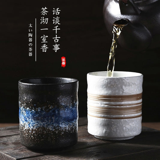 Japanese tea cups, stoneware cups