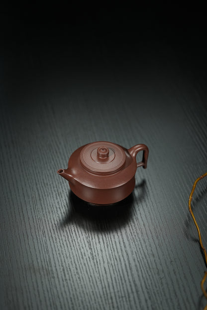 「典藏泥料」全手工典藏級老紫泥安逨紫砂壺