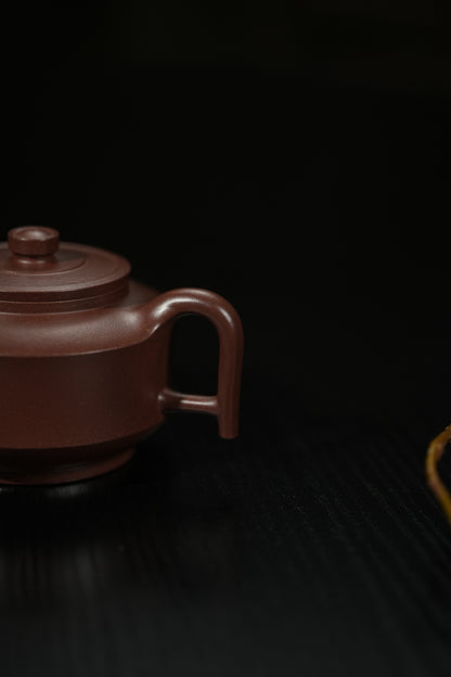 「典藏泥料」全手工典藏級老紫泥安逨紫砂壺