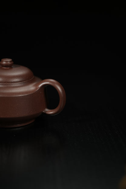 「典藏泥料」全手工老紫泥荷香紫砂壺