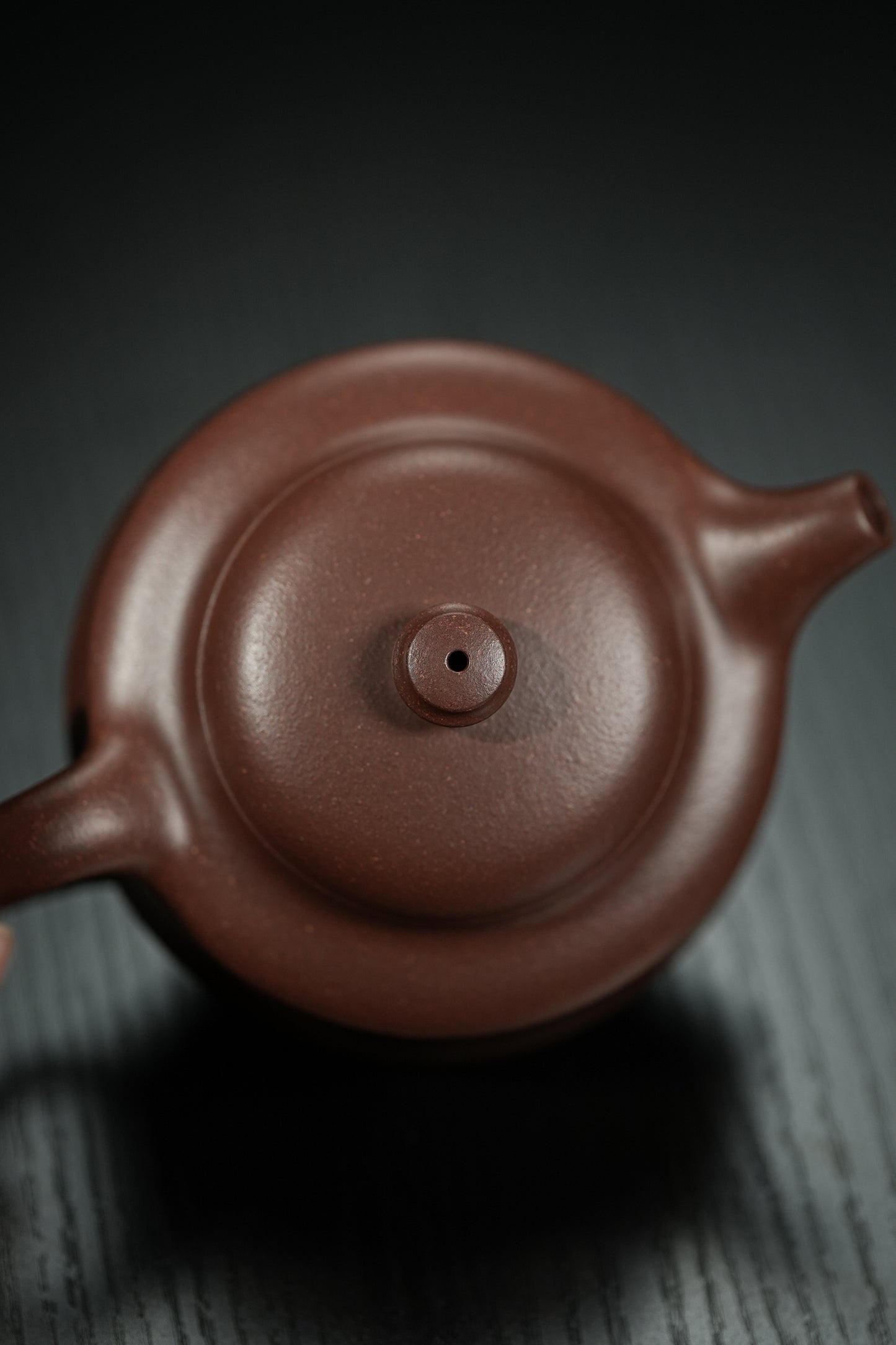 「典藏泥料」全手工老紫泥荷香紫砂壺