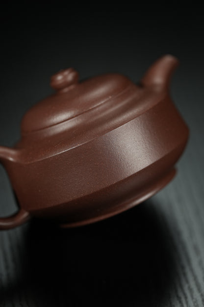 「典藏泥料」全手工老紫泥荷香紫砂壺