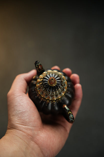 極品朱泥捂灰筋紋秋水紫砂壺「20250822每日特價」