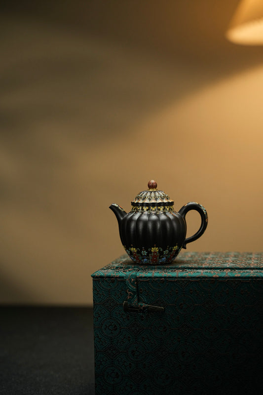 極品朱泥捂灰筋紋秋水紫砂壺「20250822每日特價」