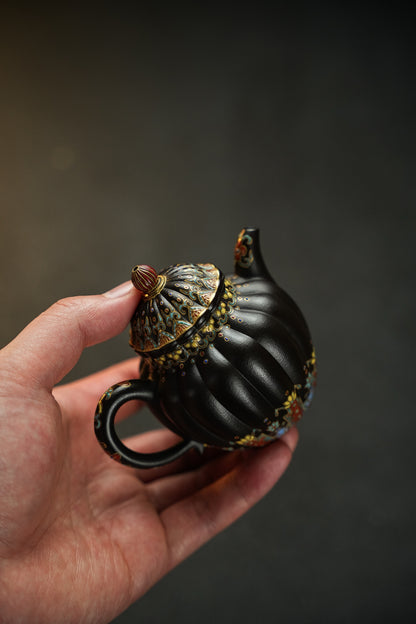 極品朱泥捂灰筋紋秋水紫砂壺「20250822每日特價」