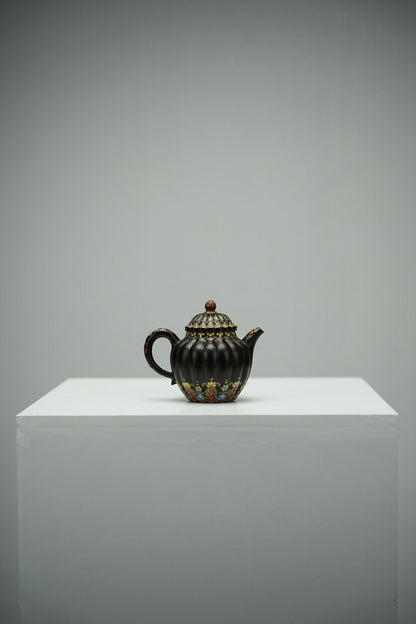 極品朱泥捂灰筋紋秋水紫砂壺「20250822每日特價」