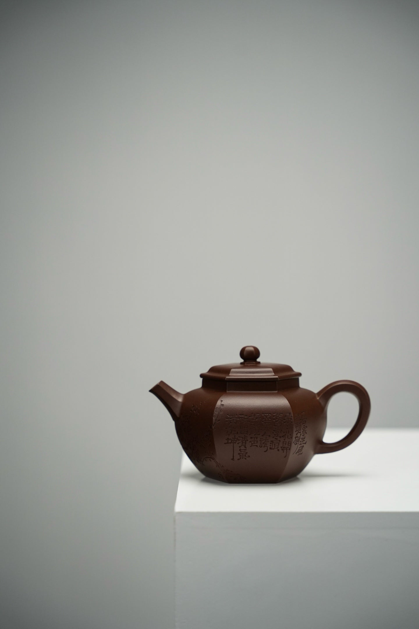 原礦頂級老紫泥六方宮燈紫砂壺「20250628每日特價」