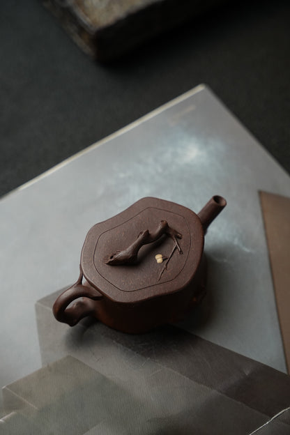 原礦老紫泥小梅梉紫砂壺「20250816每日特價」