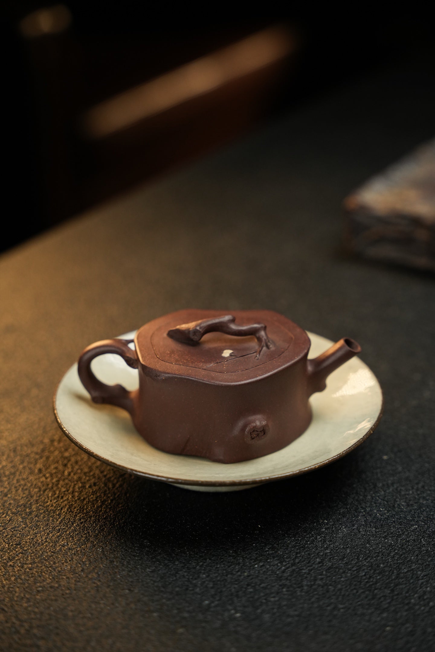 原礦老紫泥小梅梉紫砂壺「20250816每日特價」