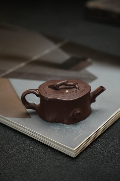 原礦老紫泥小梅梉紫砂壺「20250816每日特價」