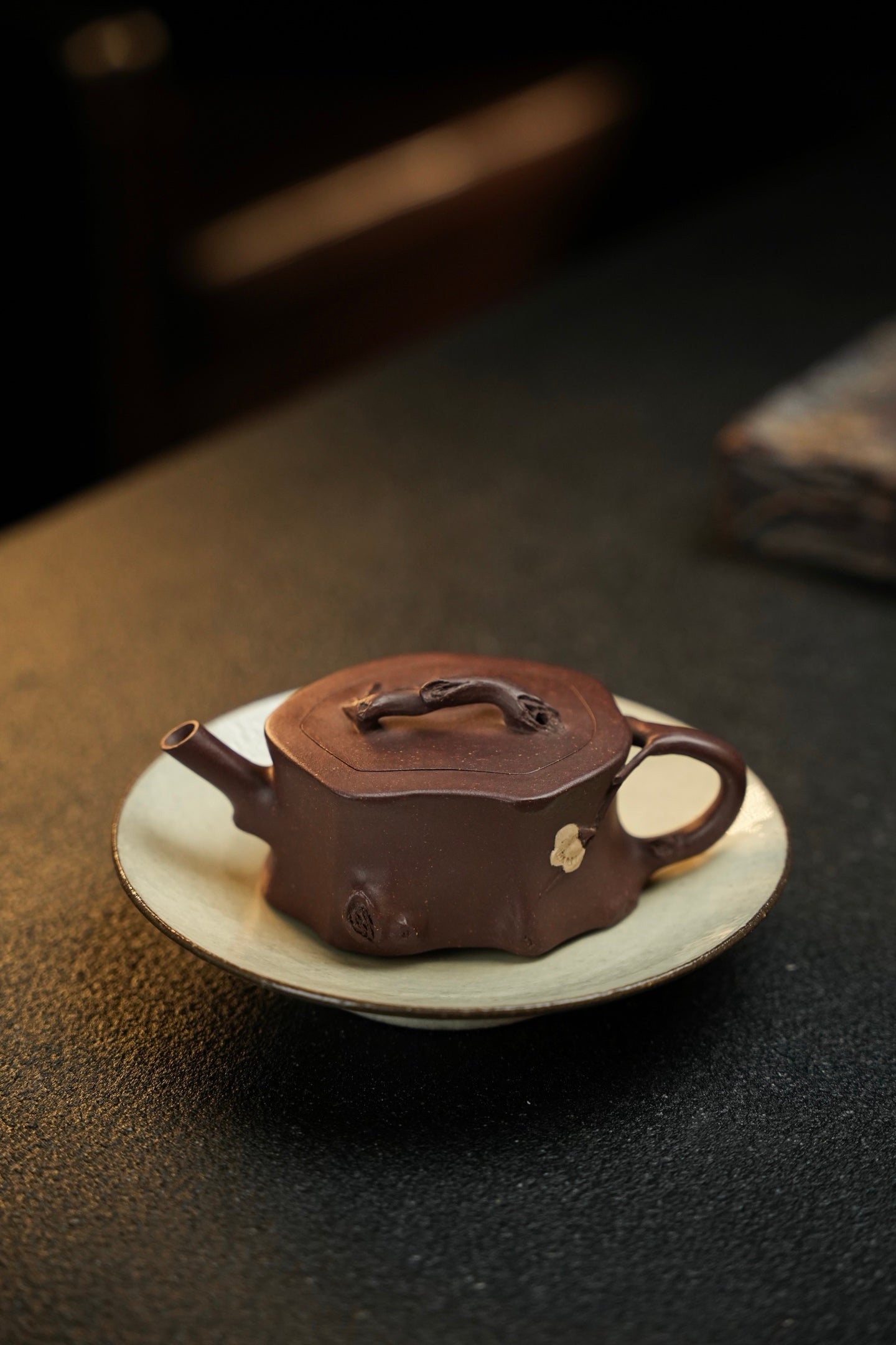 原礦老紫泥小梅梉紫砂壺「20250816每日特價」