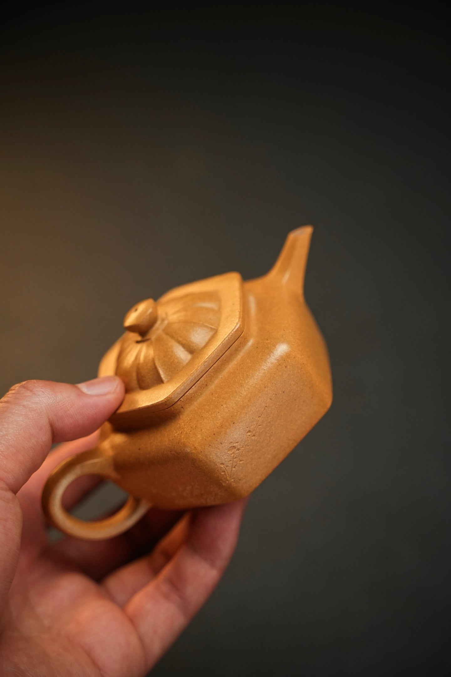 原礦頂級黃金段泥六方旭茂紫砂壺「20250628每日特價」