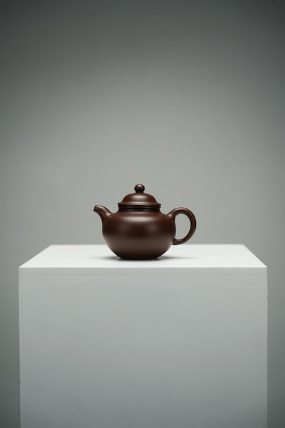 全手工原礦極品老紫泥掇球紫砂壺「20250628每日特價」