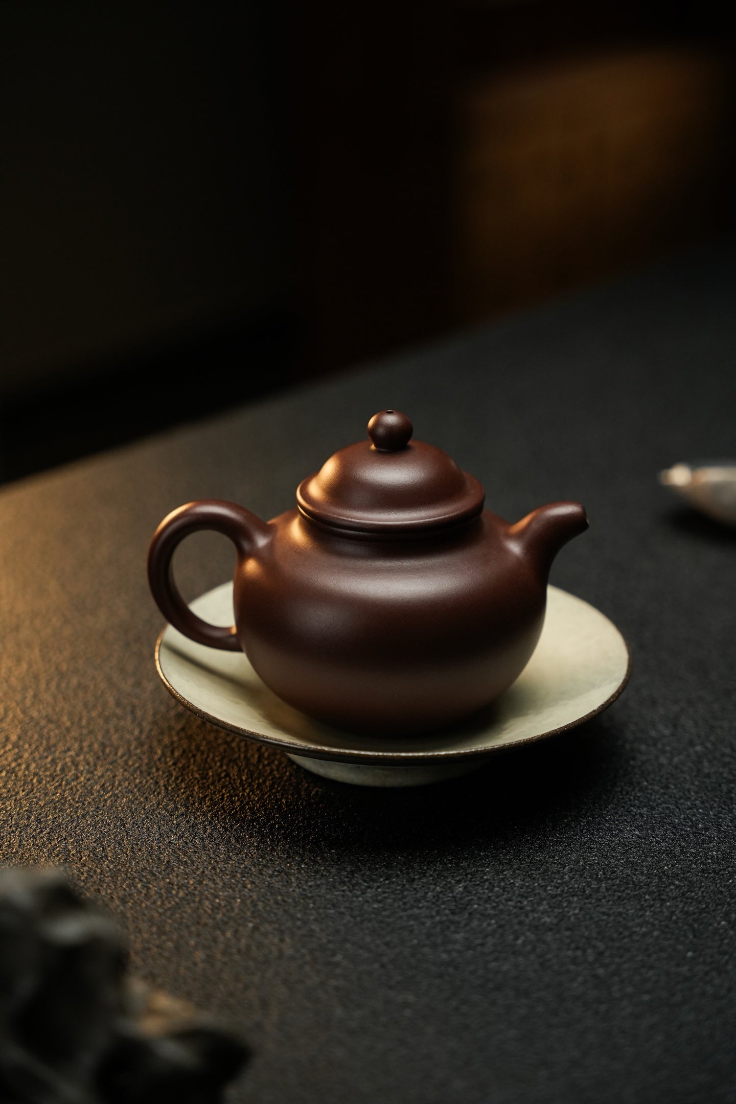 全手工原礦極品老紫泥掇球紫砂壺「20250628每日特價」