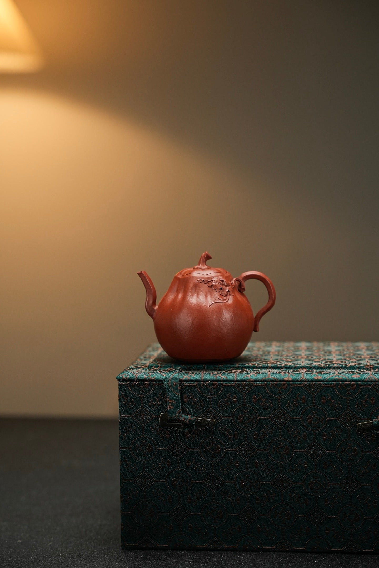 朱泥小南瓜霓裳紫砂壺「20251118每日特價」