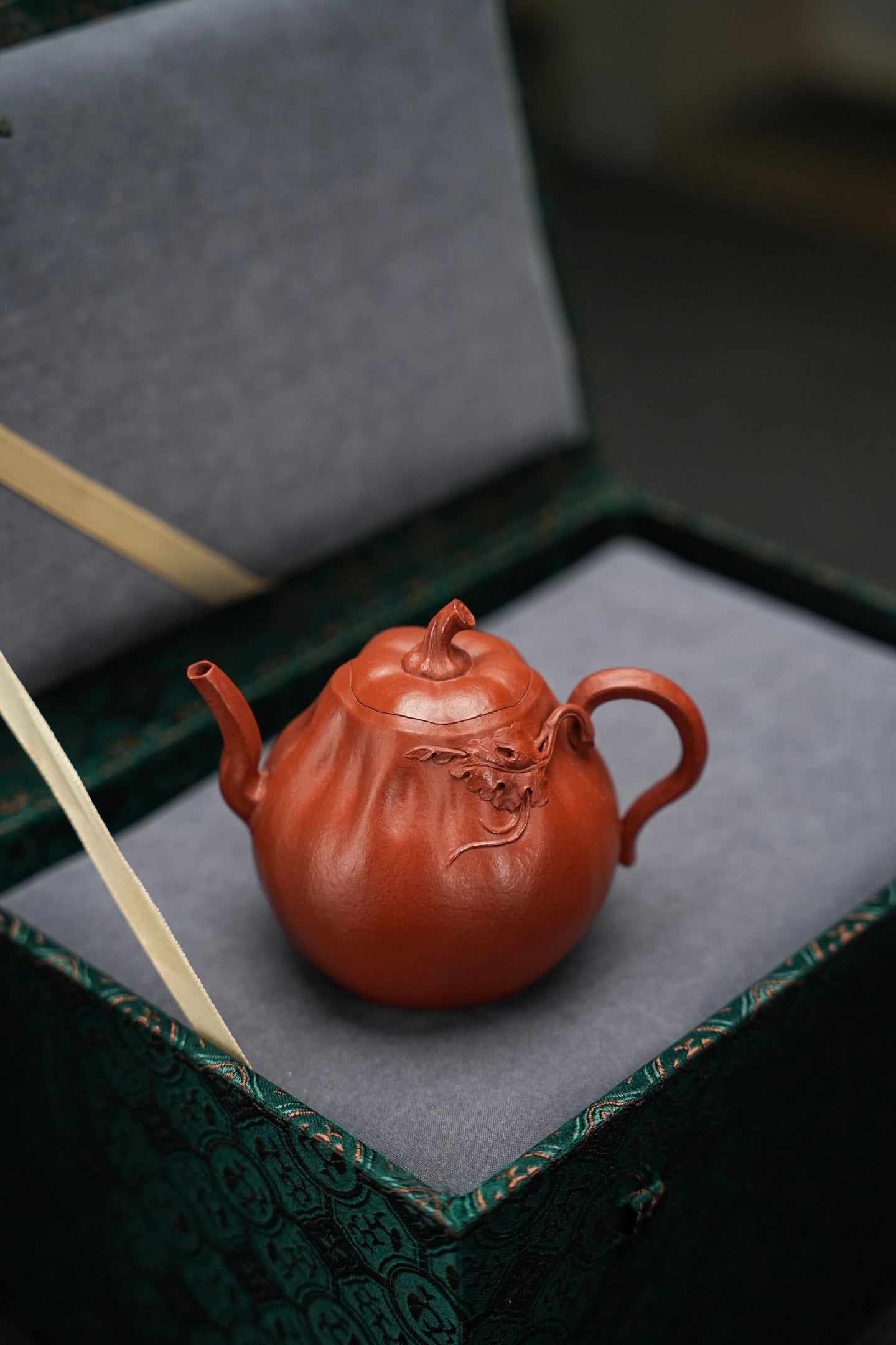 朱泥小南瓜霓裳紫砂壺「20251118每日特價」